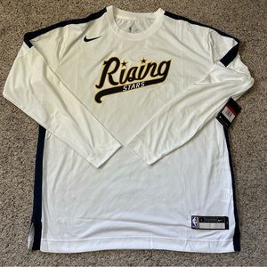 Nike Dri Fit 2022 NBA Rising Stars All Star Game Warm Up Shirt NWT Large‎ Tall